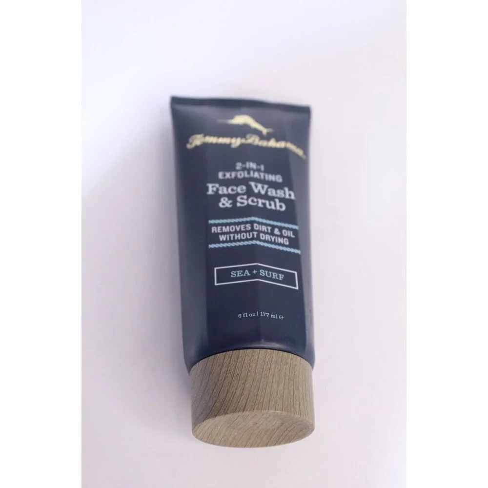 Tommy Bahama‎ 2-in-1 Exfoliating Face Wash & Scrub Sea and Surf 6 fl oz New
